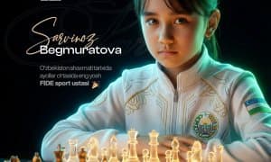 Сарвиноз Бегмуратова Ўзбекистон шахмати тарихида энг ёш аёллар ўртасидаги FIDE спорт устаси сифатида тарихга кирди!