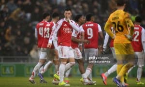 Англия кубоги. "Арсенал" сафардa йирик ҳисобда ғалаба қозониб, кейинги босқичга йўл олди