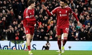 Англия кубоги. "Ливерпуль" чиройли голлар киритилган баҳсда ғалаба қозонди 