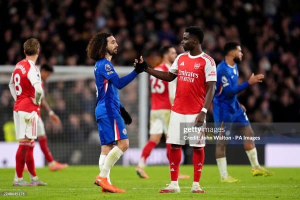 "Челси" ва "Арсенал" ўртасидаги сўнгги бешта учрашувда қандай натижа қайд этилган?