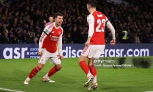 Англия Лига Кубоги. “Арсенал” ярим финалнинг илк баҳсида “Челси”дан устун келди