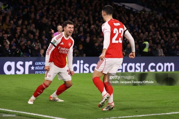 Англия Лига Кубоги. “Арсенал” ярим финалнинг илк баҳсида “Челси”дан устун келди