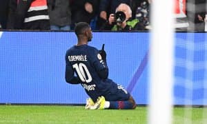 Лига 1. Дембеле дубль қайд этган баҳсда ПСЖ йирик ҳисобда "Лилль"ни таслим этди 