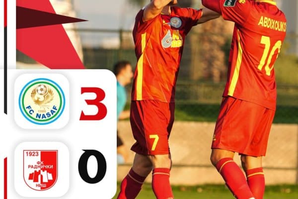 "Насаф" Сербия жамоасини мағлуб этди, Шаладан дубль!