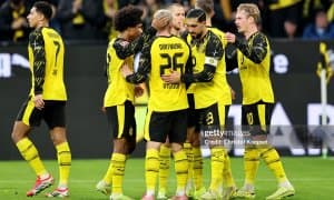 Бундеслига. "Боруссия Дортмунд" гoлларга бой ўйинда ғалаба қозонди