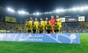 Саудия Про-лигаси. "Ан-Наср" қийин ғалабага эришди. Командан қайчи услубидаги гол