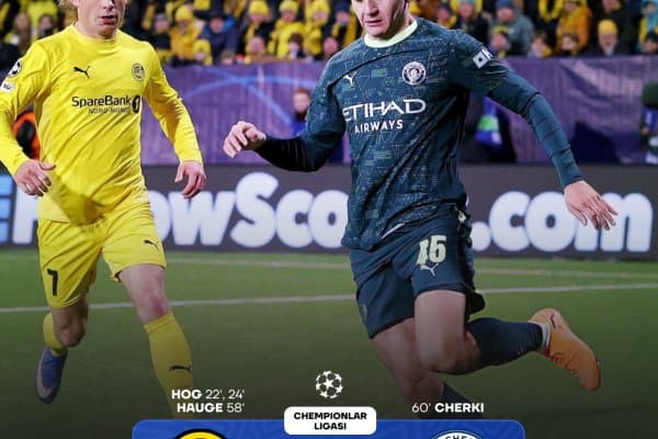 ЕЧЛ 7-тур. "Манчестер Сити" Норвегияда мағлуб бўлди