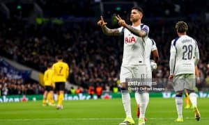 ЕЧЛ. “Тоттенхэм” ўз уйида “Дортмунд”дан устун келди