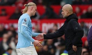 Gvardiola: "Xoland maydonda ko‘p o‘ynasa ham, bu normal holat"