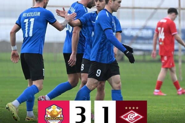 Назорат ўйини. "Қизилқум" илк ўйинда ғалаба қозонди