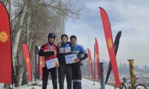 На соревнованиях по МТБ прошедших в Бишкеке наш Соотечественник занял третье место