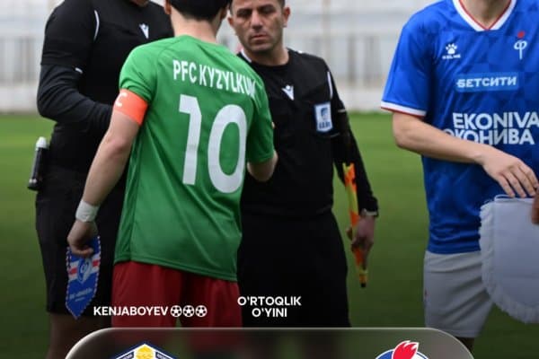 Ўртоқлик ўйини. "Қизилқум" Россия клуби билан дуранг ўйнади