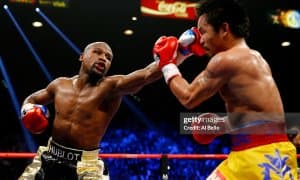 Флойд Майвезер кикбоксчи билан жанг қилади