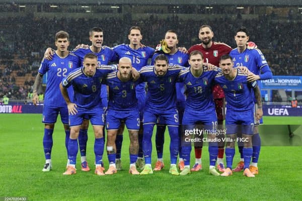 Италия терма жамоаси ЖЧ-2026 саралаш босқичи учун кенгайтирилган таркибини эълон қилди