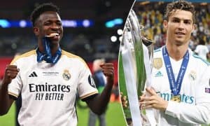 Винисиус: "Роналду билан бир жамоада ўйнай олмаганимдан афсусдаман"