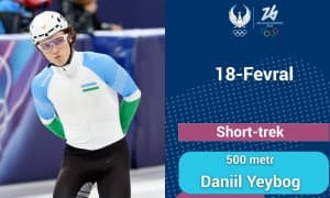 Қишки Олимпия ўйинлари. Ҳамюртимиз чорак финалда иштирок этади