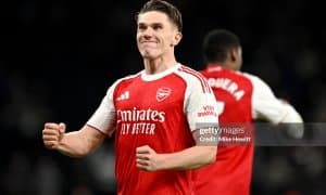 АПЛ. "Арсенал" Лондон дербисида "Тоттенхэм"ни йирик ҳисобда енгди. Дьёкереш ва Эзедан дубль 