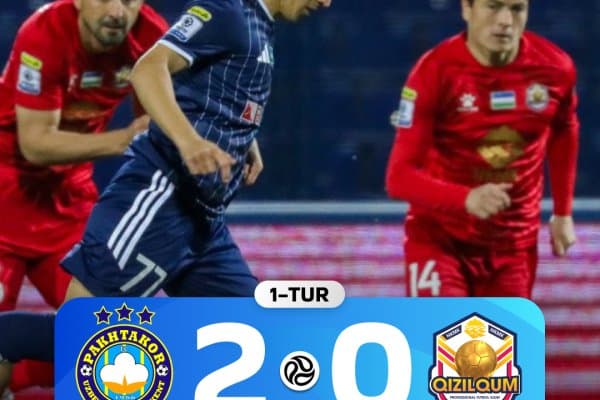 Суперлига. “Пахтакор” ўз уйида “Қизилқум” устидан ишончли ҳисобда зафар қучди