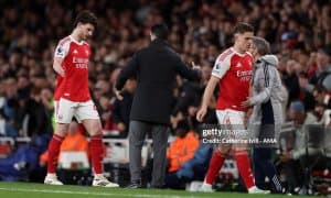 Микель Артета: "Деклан анча яхшироқ, Хаверц машғулотнинг бир қисмида қатнашди"