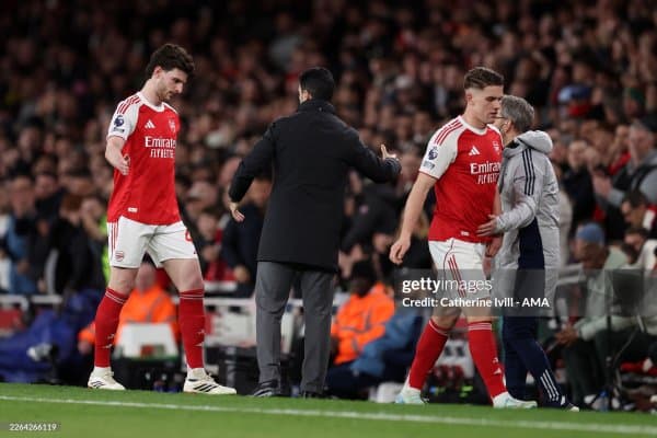 Микель Артета: "Деклан анча яхшироқ, Хаверц машғулотнинг бир қисмида қатнашди"