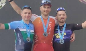 Наш велоспортсмен стал призёром первого этапа «Tour of Antalya»