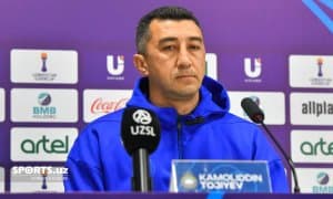 Камолиддин Тожиев: "Нефтчи" ўтган мавсумга нисбатан кучлироқ" (тўлиқ матбуот анжумани)