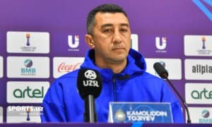 Камолиддин Тожиев Суперкубокдаги мағлубиятдан сўнг: "Энг яхши ўйинимизни ўтказдик"