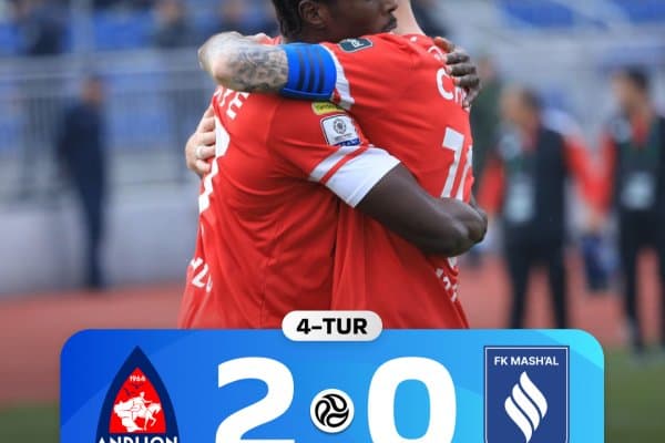 Суперлига. "Андижон" ўз уйида "Машъал"ни ишончли ҳисобда мағлубиятга учратди 