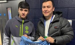 Ҳусанов қозоғистонликларни кутиб олди