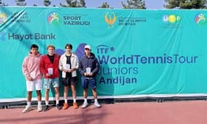 В Андижане прошли финальные матчи турнира ITF J60