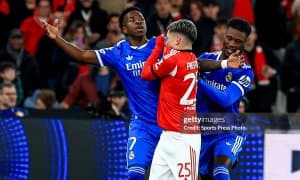 "Бенфика" "Реал"га қарши  ўйиндаги ирқчилик ва тартибсизликлар учун жазоланди