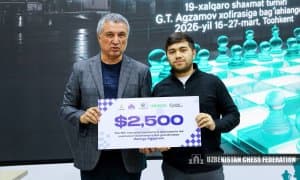 Георгий Агзамов 19-халқаро шахмат турнири якунланди