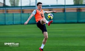 Ўзбекистоннинг Венесуэлага қарши расмий машғулотидан фотогалерея