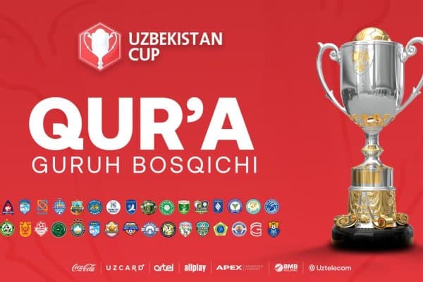 Ўзбекистон кубоги. Гуруҳ босқичи тақвими билан танишинг 