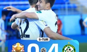 Суперлига."Нефтчи" йирик ҳисобда "Қизилқум"ни енгди 