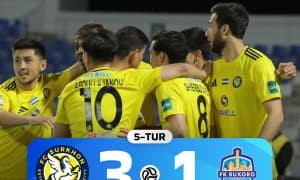 Суперлига. "Сурхон" ишончли тарзда "Бухоро" устидан ғалаба қозонди