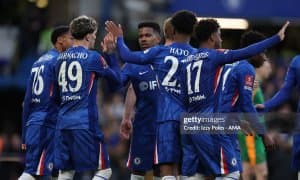 Англия кубоги. "Челси" қуйи дивизион вакили устидан йирик ҳисобда ғалаба қозониб, кейинги босқичга чиқди