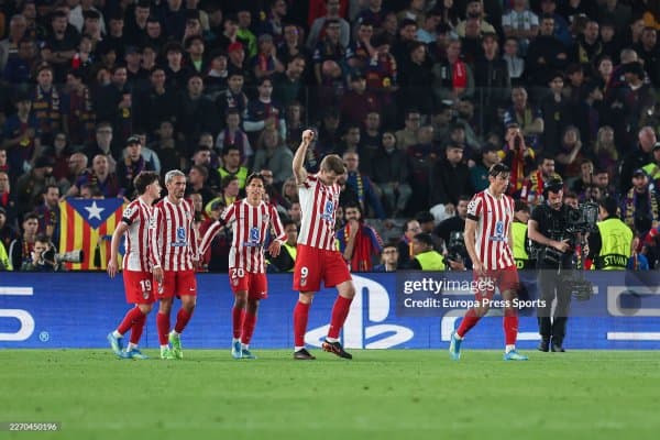 "Атлетико" "Камп Ноу"да тарихий натижа қайд этди