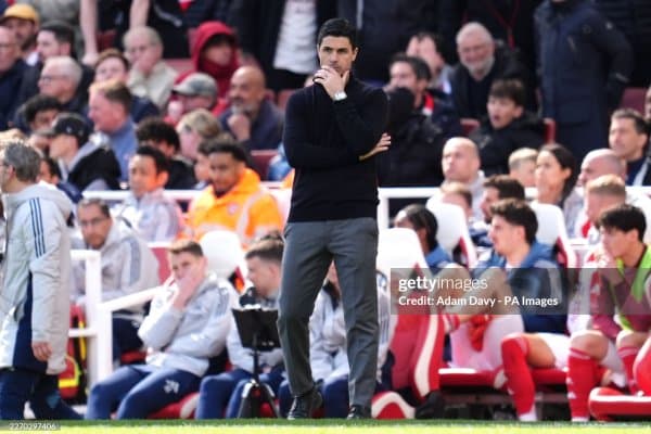 Mikel Arteta " bugun biz oʻz darajamizdan ancha yiroq edik"