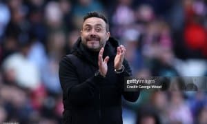 De Zerbi: "Tottenxem"da tushib ketish xavfi bor, lekin bitta g'alaba hamma narsani o'zgartiradi"