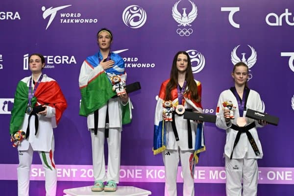 Молодые таэквондисты Узбекистана завершили чемпионат мира с историческим результатом, завоевав 6 медалей