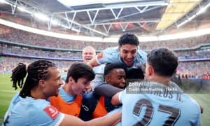 Angliya kubogi. "Manchester Siti" "Sautgempton"ga qarshi o'yinda kambek qilib, finalga chiqdi