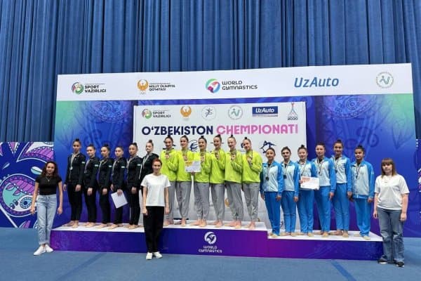 Бадиий гимнастика. Ўзбекистон чемпионатининг ғолиб ва совриндорлар аниқланди