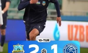 Superliga. “Bunyodkor” Krivokavichning dubly evaziga “Navbahor”ni mag‘lub etdi