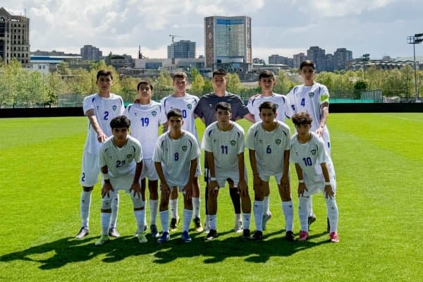 Ўзбекистон U15 терма жамоаси Арманистонни мағлуб этди