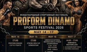 "Динамо" спорт комплекси К-1 спорт тури бўйича проф жангларга мезбонлик қилади!