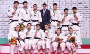 Дзюдо. Ёшларимиз Осиё кубогида биринчи ўринни эгаллашди