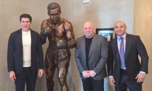Отабек Умаров UFC Президенти Дана Уайт билан учрашди