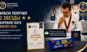 Ўзбекистоннинг Apache батончиги халқаро Superior Taste Award мукофотида икки юлдузни қўлга киритди