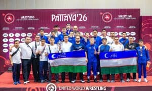 Ёш юнон-рум курашчиларимиз Осиё чемпионатида биринчи ўринни эгаллади